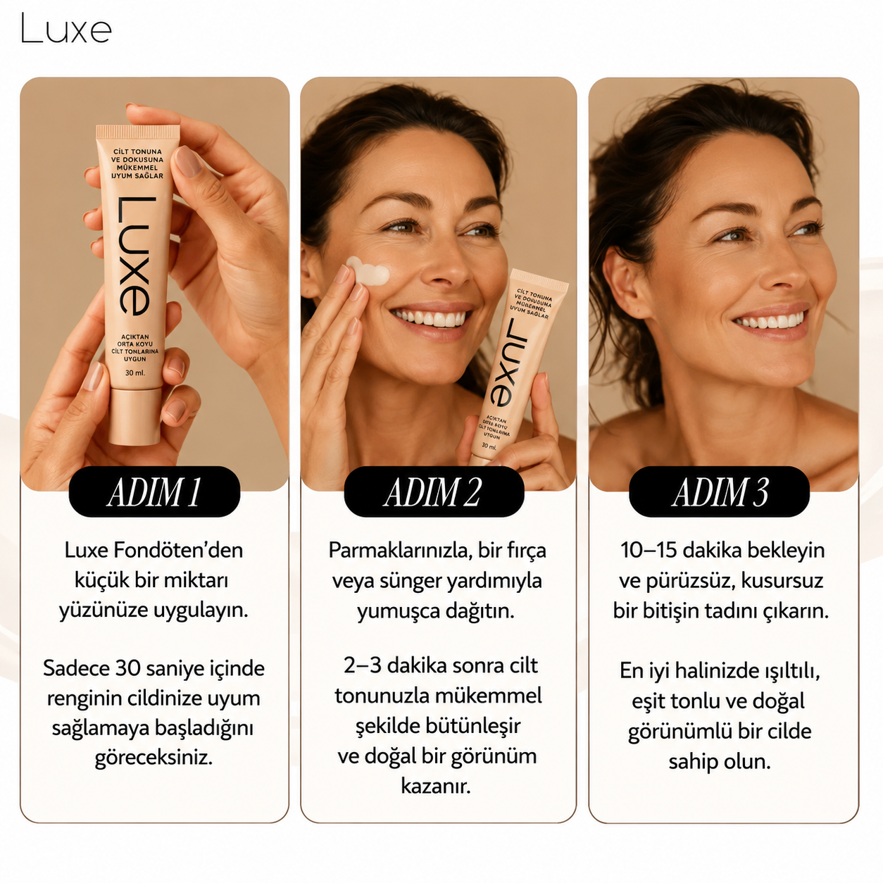 Luxe™ – Rengine Uyum Sağlayan Fondöten